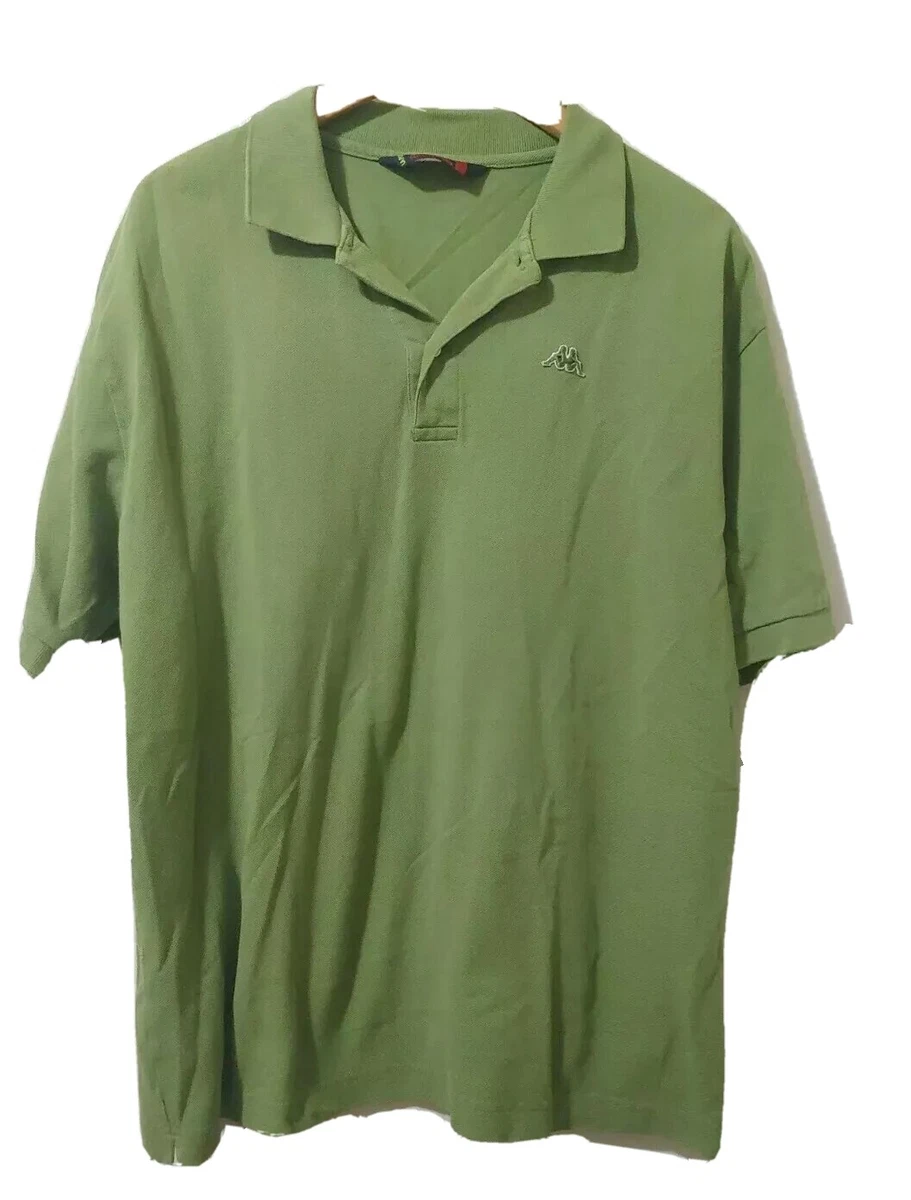 Robe Di Kappa Aarau Mens Short Sleeve Cotton Green Polo Shirt Pullover | eBay