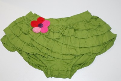 Gymboree Girls Tropical Petal Green Ruffled Bloomers - Size 3-6 mo | eBay