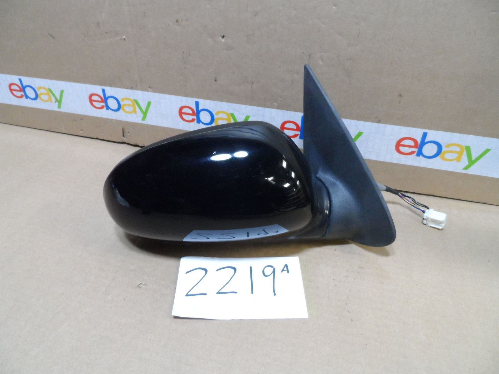 01 02 03 INFINITI I30 Passenger side Mirror Used Power Black #2219-A