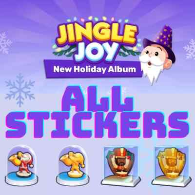 Monopoly_Go All Stars Sticker Available - Fast & Cheap ( JINGLE JOY ALBUM )