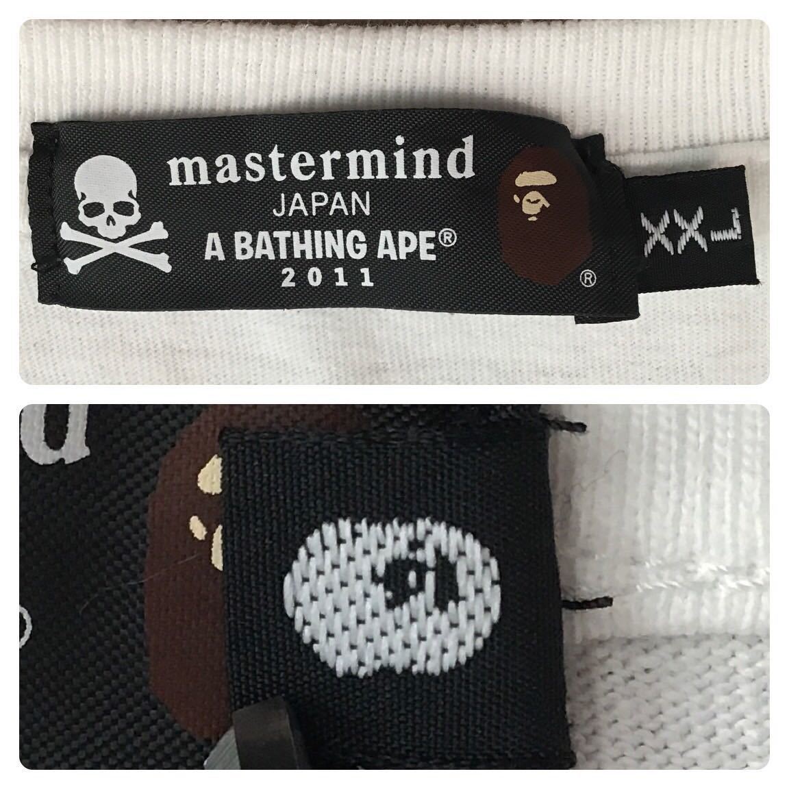BAPE × mastermind skull camo big head T-shirt MMJ White A BAPE × mastermind skull camo big head T-shirt MMJ White A