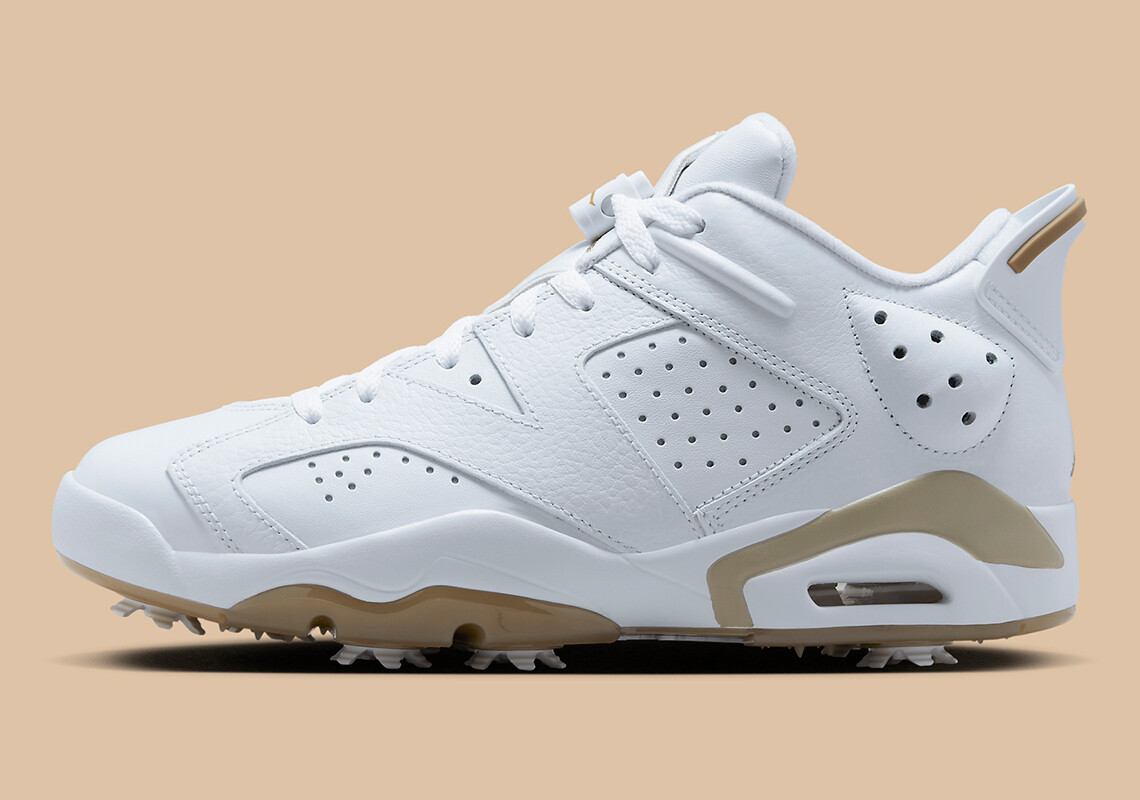 Nike Air Jordan 6 Retro G White Khaki Tan DV1376-100 sz 10.5 Nike Air Jordan 6 Retro G White Khaki Tan DV1376-100 sz 10.5
