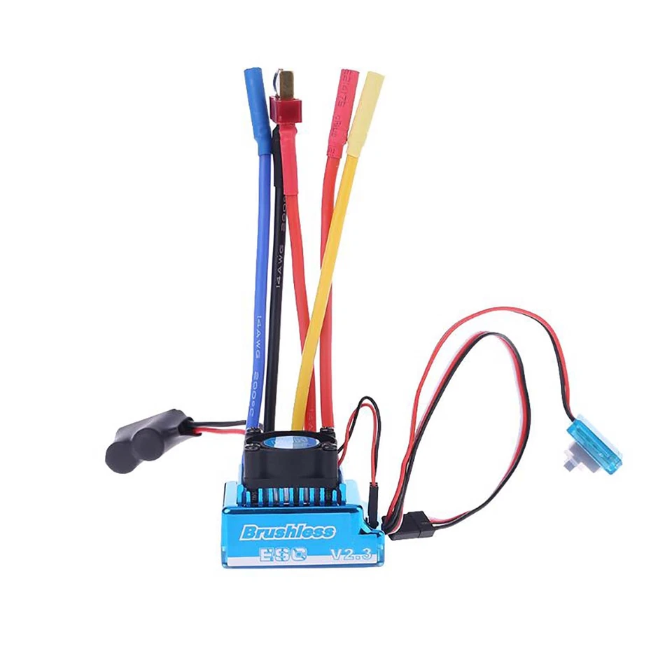 120A ESC Brushless Speed Controller ESC for 1/8 1/10 1/12 RC Climbing Car H1U4 - Image 4 of 4