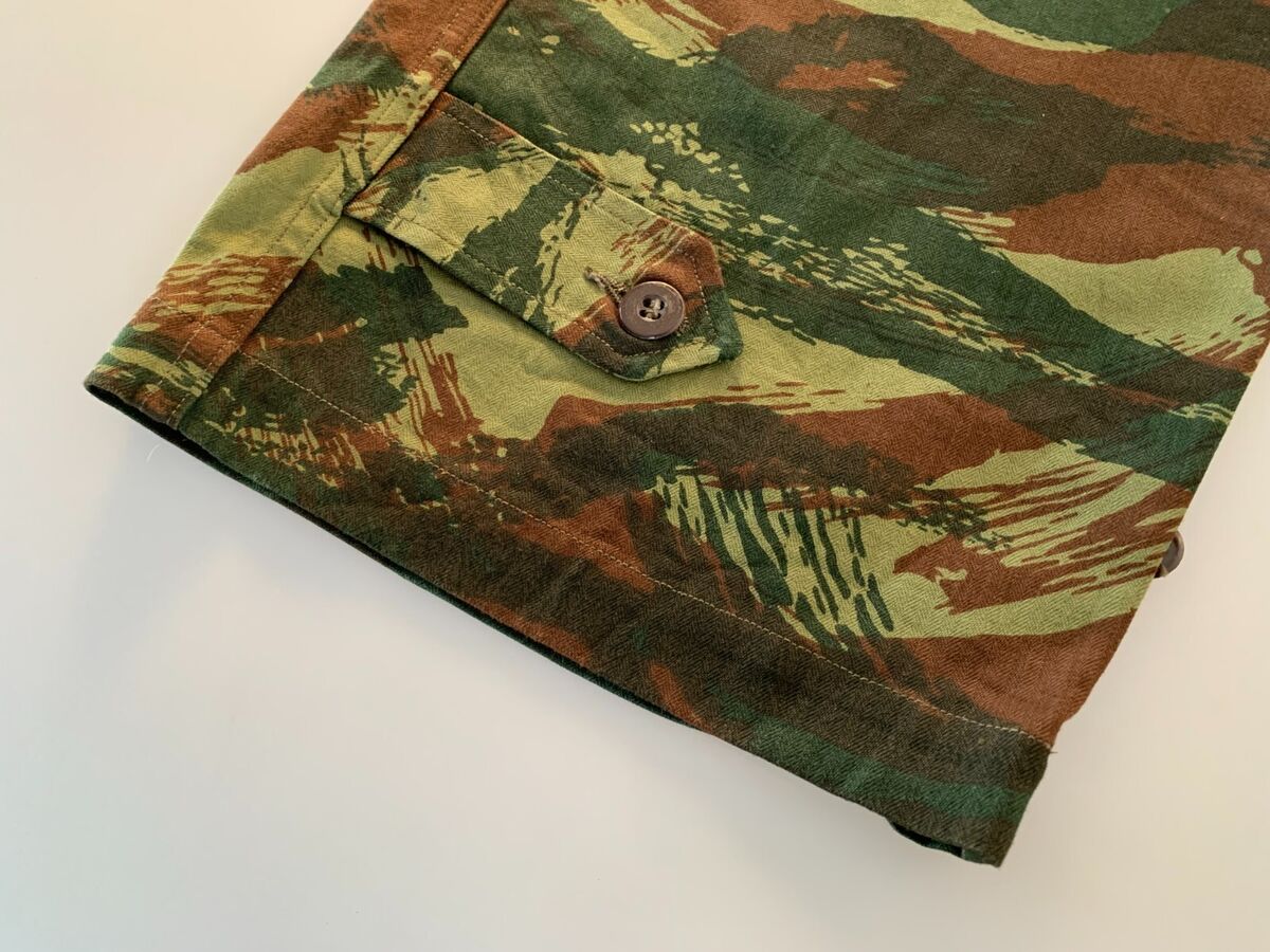 VTG Old French TTA M47 Lizard Camo Trousers Commando Algeria VTG Old French TTA M47 Lizard Camo Trousers Commando Algeria