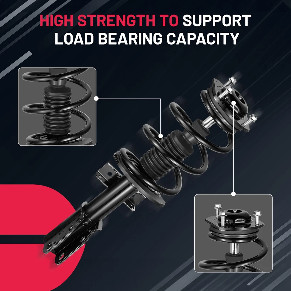 4pcs Front Struts w/Coil Spring Rear Shocks for 2008-2012 Buick Enclave 3.6L V6 - Imagem 4 de 4