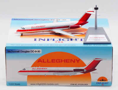パ*ダ様 1/200 LIMITED EDITION DC-9-30 1:200 InFlight ALLEGHENY McDonnell Douglas DC-9-30 Airplane