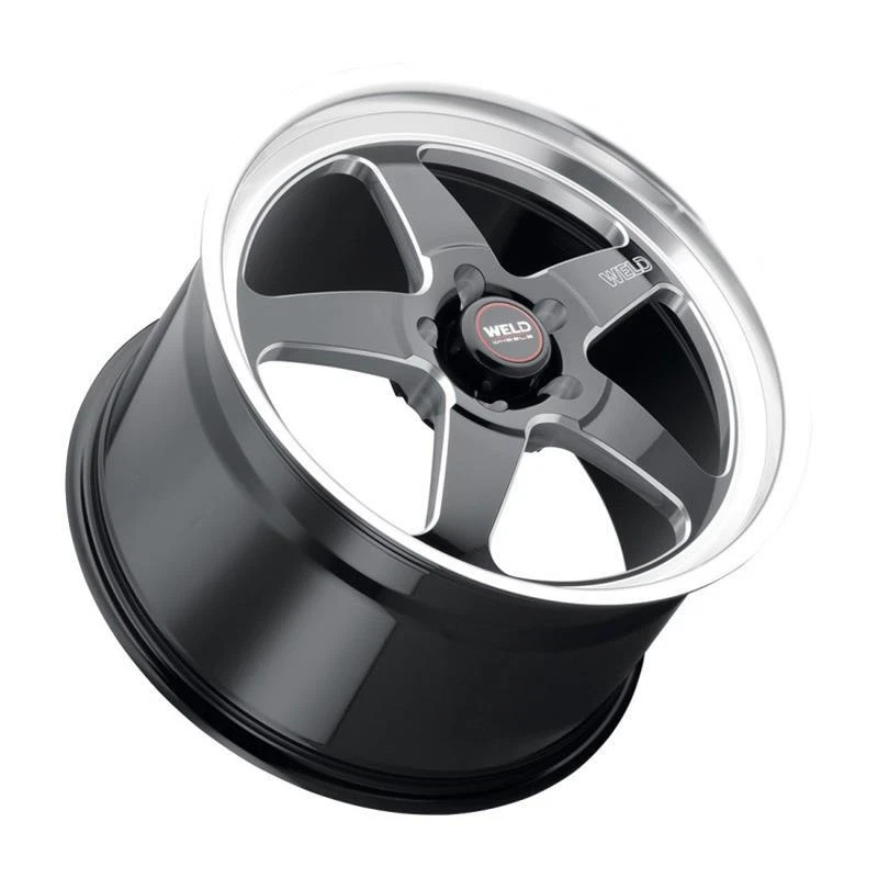 Weld S15588022P15 Set of 4 18x8 5x120 15mm Ventura Drag Gloss Black Wheels — 第 4/4 张图片