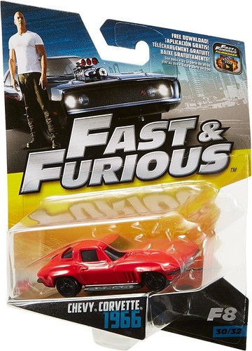 MATTEL 1/55 FAST & FURIOUS CHEVY CORVETTE 1966 30 of 32 BRAND NEW - Picture 4 of 5