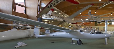 ASW-12 Schleicher Germany Glider Airplane Desktop Kiln Wood Model Free Shipping