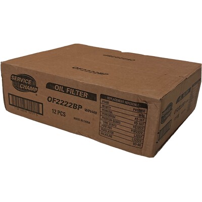 ENGINE OIL FILTER SERVICE CHAMP OF2222BP WPH48 BOX OF 12 PCS