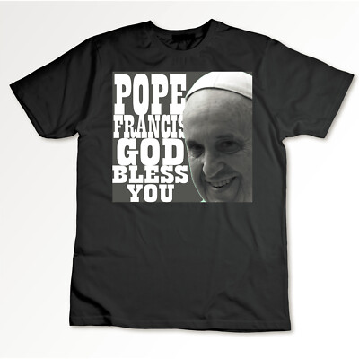 Gott segne Papst Franziskus christliche Unterstützung Gebet Ruhe in Frieden Tee T-Shirt
