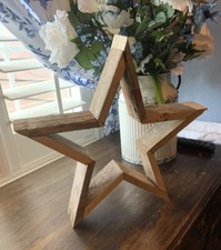 Rustic Reclaimed Wood 15 Star Decor