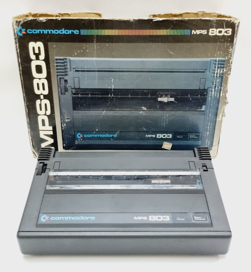 Vintage Commodore MPS-803 Dot Matrix Printer - For Parts Only | eBay