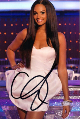 BRITAIN'S GOT TALENT: ALESHA DIXON SIGNED 6x4 SEXY PORTRAIT PHOTO+COA*MIS-TEEQ*