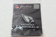 Arizona Cardinals Team Logo Automotive Emblem Silver 3" ProMark NFL