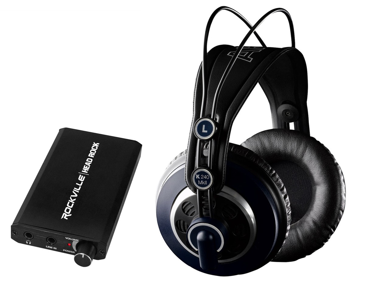 AKG K240 MKII Studio Recording Headphones+Rechargeable Headphone