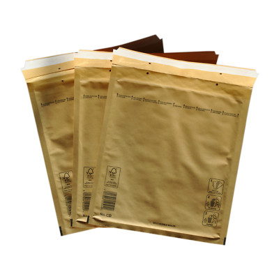400x Premium Luftpolster Versandtaschen gold Größe CD 170x160mm (außen 200x175)