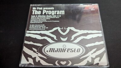 Mr Pink Presents The Program   Love & Affection Promo Cd single