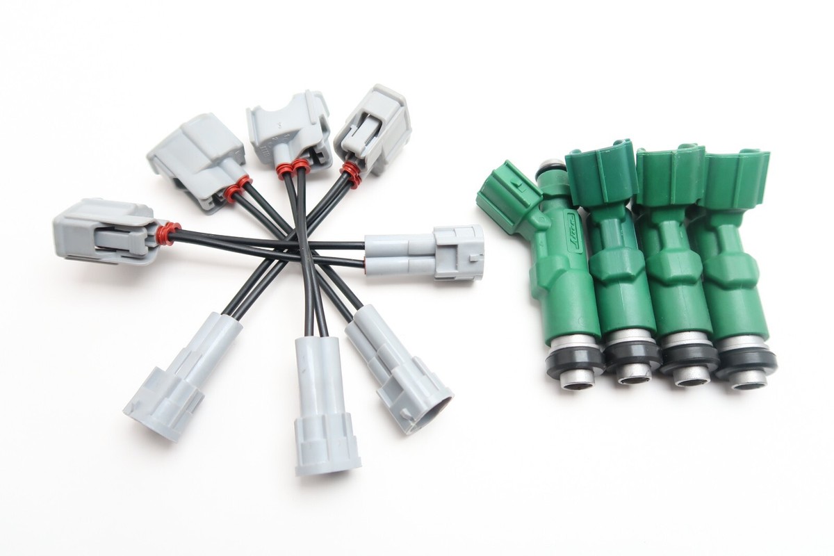 coppi☺︎　0810 X 4 FUEL INJECTORS DENSO FOR TOYOTA 4PICKUP 1989-95 2.4 UPGRADE 12