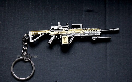 1/6 1/8 pistola de juguete leyenda HAVOC R301 arco largo DMR Mk46 R99 VK47 francotirador APEX llavero - Imagen 41 de 44