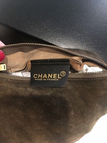 Authentic Chanel Brown Suede Hobo Bag Pocketbook - Picture 4 of 7