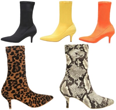 1 inch kitten heel booties