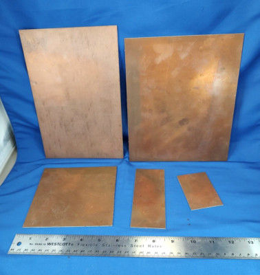 Copper Clad PCB Laminate Circuit Board, Single and Double Sided - 5 pieces