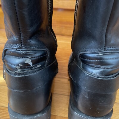 Hollister Black Boots with Durable Sole and Padded Collar Amazon.com | Ad Tec mens Industrial Work Boot, Lightweight  main image 2
