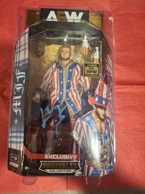 AEW Unrivaled Series MJF Autographed USA Champ 1 of 3000 Figure SIGNED