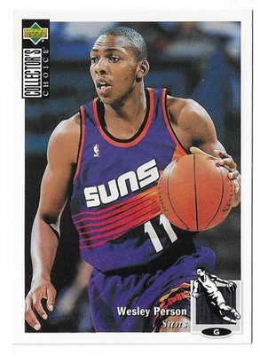 1994-95 Collector's Choice Basketball Wesley Person Rookie #229 Phoenix Suns RC