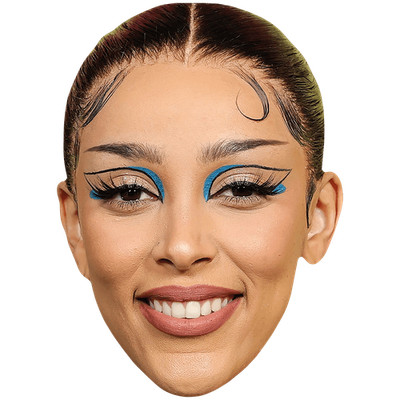Doja Cat (Make Up) Big Head. Larger than life mask.