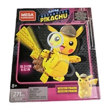 Mega Construx POKÉMON DETECTIVE PIKACHU Building Set GGK28 271pcs NEW & SEALED