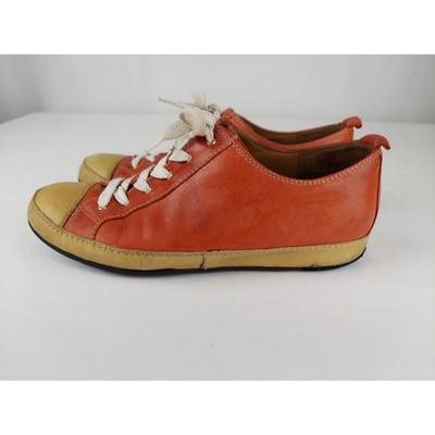 Paul Green Munchen Skater Grunge Casual Sneaker Red Brown Shoes Women US 6.5
