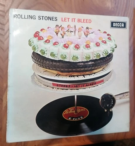 The Rolling Stones Let It Bleed Vinyl LP Decca Stereo 1st Press 1969 Unboxed.