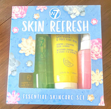 W7 Skin Refresh Face Skincare Set Cleanser Toner Moisturizer Serum Vitamin C