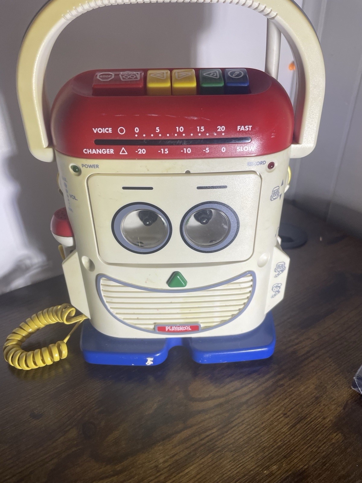 Vintage 1996 Playskool MrMike PS468 Rockin' Robot &Microphone,  Read Description