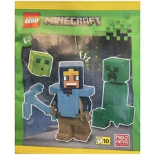 LEGO Minecraft Diamond Hero with Creeper and Slime Paper Bag 662508 (SEALED)