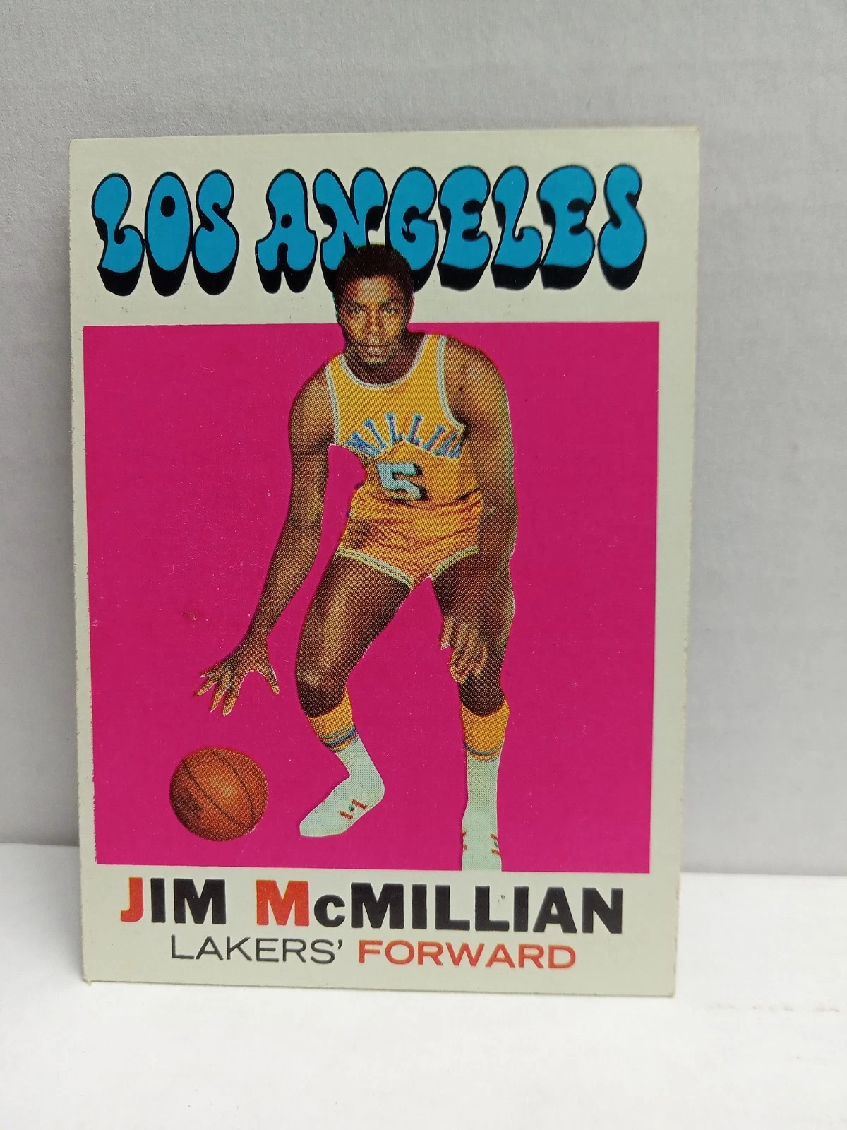 1971 Topps #41 Jim McMillian RC VG+ Cond. Los Angeles Lakers