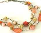Vintage Lot 3 One Wink Noir Soho Design Gold T Bead Faux Pearl Dangle Necklaces — photo 4