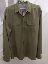 Eddie Bauer Mt L/S Atlas Exploration Flex Shirt GuideGreen Men’s L $99!