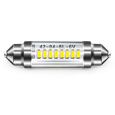 Ruiandsion P13.5S LED Lampe 6V 240LM für Innenraum Dach Tür Kofferraum