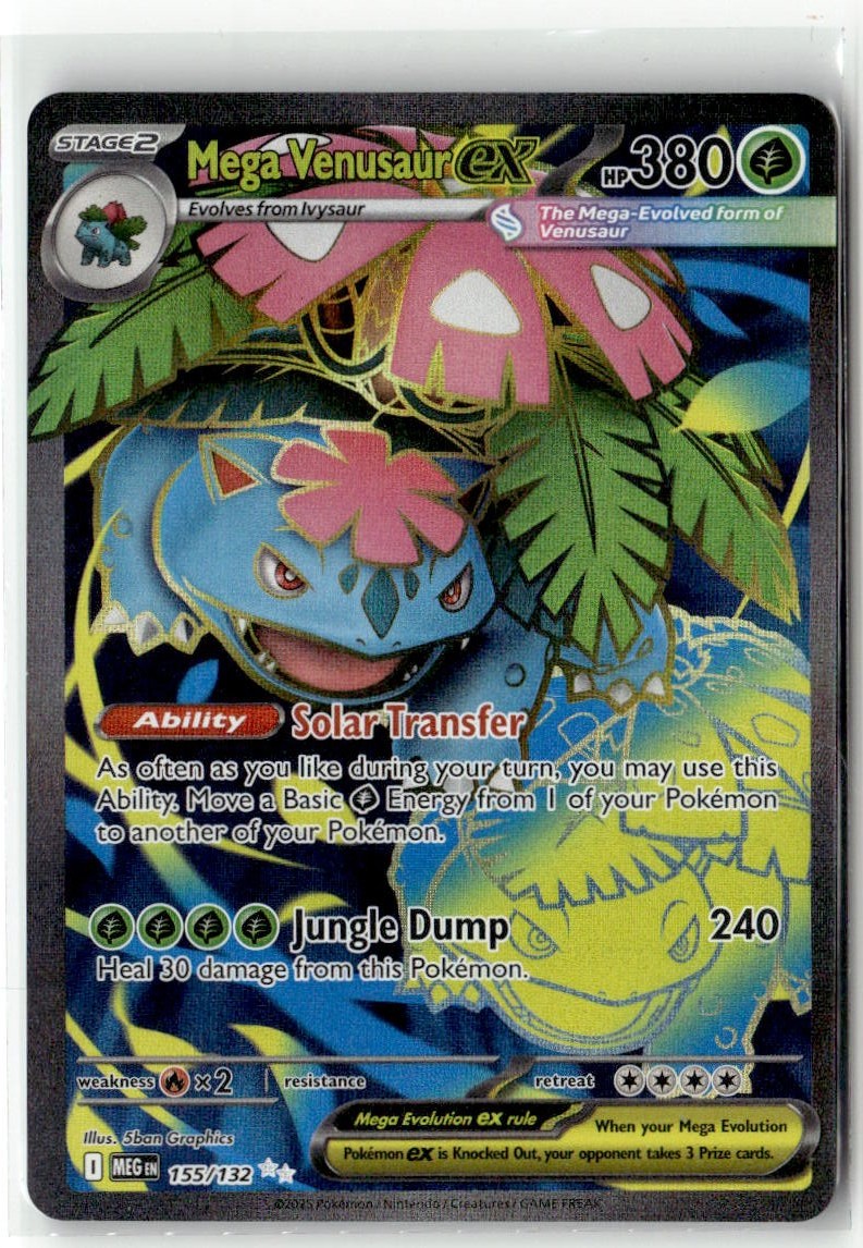 Mega Venusaur ex - Ultra Rare ME01: Mega Evolution 155/132 NM