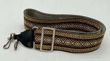 Vintage Treismans Camera Strap Woven Geometric Hippie Boho 60s 70s
