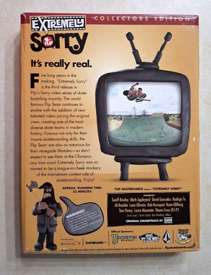 Extremely Sorry (dvd 2010) Flip Skateboards Collectors Edition Sk8