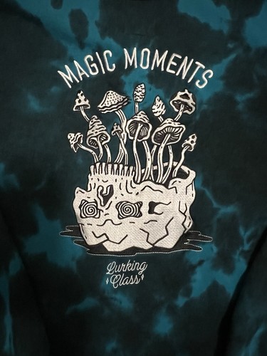 Lurking Class by Sketchy Tank MAGIC MOMENTS Blue Tie Dye Hoodie (Size XL)