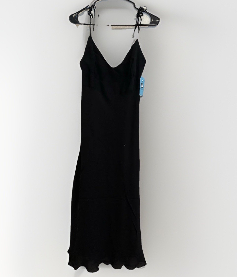j crew dress Silk Tie Spaghetti Strap Maxi holiday LBD Size S | eBay j crew dress Silk Tie Spaghetti Strap Maxi holiday LBD Size S | eBay