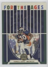 2022 Panini Legacy For the Ages Green 83/100 Terrell Davis #FA-8 HOF 1u6