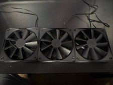 NZXT 3 120mm Black fans 3pin connectors 