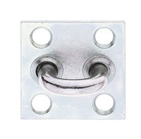 ÖSe Auf Platte Alberts Stahl Verzinkt 50X50Mm Ø8Mm