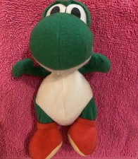 Vintage Nintendo N64 Super Mario YOSHI 7" Plush Doll ToySite 1999 RARE No Tags